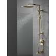 52159-PN-PR Universal Showering Components Single-Setting Metal Raincan Shower Head, Lumicoat Polished Nickel
