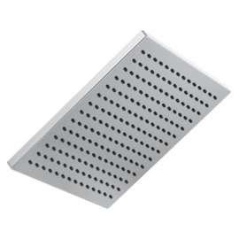 52159-PR25 Universal Showering Components Single-Setting Metal Raincan Shower Head, Lumicoat Chrome