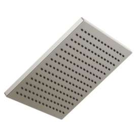 52159-SS25 Universal Showering Components Single-Setting Metal Raincan Shower Head, Stainless