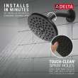 52433-BL Universal Showering Components Single-Setting Raincan Shower Head