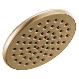 52433-CZ Universal Showering Components Single-Setting Raincan Shower Head, Champagne Bronze