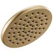 52433-CZ Universal Showering Components Single-Setting Raincan Shower Head, Champagne Bronze