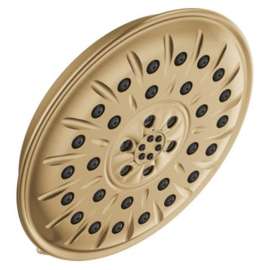 52487-CZ-PR Universal Showering Components H2Okinetic 4-Setting Shower Head with Ultrasoak, Lumicoat Champagne Bronze