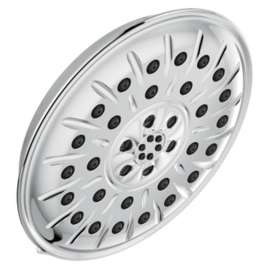 52487-PR Universal Showering Components H2Okinetic 4-Setting Shower Head with Ultrasoak, Lumicoat Chrome