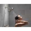 52487-SS-PR Universal Showering Components H2Okinetic 4-Setting Shower Head with Ultrasoak, Lumicoat Stainless