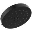 52488-BL Universal Showering Components H2Okinetic 4-Setting Shower Head with UltraSoak, Matte Black