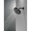 52488-BL Universal Showering Components H2Okinetic 4-Setting Shower Head with UltraSoak, Matte Black