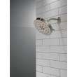 52488-SS-PR Universal Showering Components H2Okinetic 4-Setting Shower Head with UltraSoak, Lumicoat Stainless