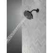 52535-BL Universal Showering Components 5-Setting Showerhead, Matte Black