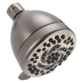 52636-SS-PK Universal Showering Components Premium 5-Setting Shower Head, Stainless