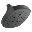 52663-BL Universal Showering Components 5-Setting H2Okinetic Shower Head, Matte Black