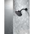 52663-BL Universal Showering Components 5-Setting H2Okinetic Shower Head, Matte Black