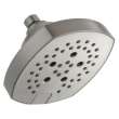 52663-SS Universal Showering Components 5-Setting H2Okinetic Shower Head, Stainless