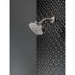 52663-SS Universal Showering Components 5-Setting H2Okinetic Shower Head, Stainless