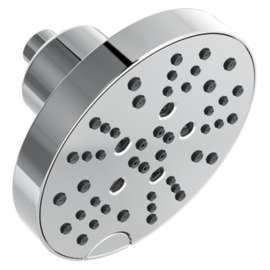 52668-PR Universal Showering Components 5-Setting H2OKinetic Round Cont Raincan, Lumicoat Chrome