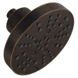 52668-RB Universal Showering Components H2Okinetic 5-Setting Contemporary Raincan Shower Head, Venetian Bronze