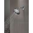 52669-PR Universal Showering Components H2Okinetic 5-Setting Traditional Raincan Shower Head, Lumicoat Chrome