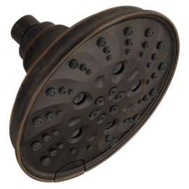 52669-RB Universal Showering Components H2Okinetic 5-Setting Traditional Raincan Shower Head, Venetian Bronze