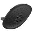 52686-BL Universal Showering Components H2Okinetic R 3-Setting Raincan Shower Head, Matte Black