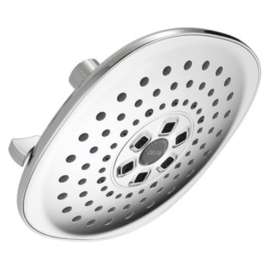 52686Universal Showering Components H2Okinetic 3-Setting Raincan Shower Head, Chrome