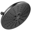 52688-BL Universal Showering Components H2Okinetic 3-Setting Raincan Shower Head, Matte Black