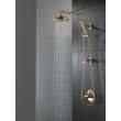 52688-CZ-PR Universal Showering Components H2Okinetic 3-Setting Raincan Shower Head, Lumicoat Champagne Bronze