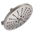 52688-SS-PR Universal Showering Components H2Okinetic 3-Setting Raincan Shower Head, Lumicoat Stainless