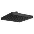52841-BL Universal Showering Components Raincan Single Setting Showerhead, Matte Black