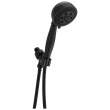 54445-BL-PK Universal Showering Components H2Okinetic 5-Setting Shower Mount Hand Shower, Matte Black