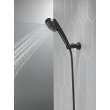 55386-BL Universal Showering Components 3-Setting Wall Mount Handshower, Matte Black