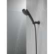 55386-BL Universal Showering Components 3-Setting Wall Mount Handshower, Matte Black