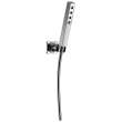 55567-PR Universal Showering Components H2Okinetic Single-Setting Adjustable Wall Mount Hand Shower, Lumicoat Chrome