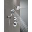 55884-PR Universal Showering Components 7-Setting Wall Mount Hand Shower with Cleaning Spray, Lumicoat Chrome