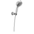 55884-PR Universal Showering Components 7-Setting Wall Mount Hand Shower with Cleaning Spray, Lumicoat Chrome