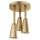 57140-CZ25-L Universal Showering Components H2Okinetic Pendant Raincan Shower Head with LED Light, Champagne Bronze