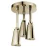 57140-PN25-L Universal Showering Components H2Okinetic Pendant Raincan Shower Head with LED Light, Polished Nickel
