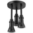 57190-BL25-L Universal Showering Components LED Pendant Raincan Single-Setting H2Okinetic, Matte Black