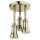 57190-PN25-L Universal Showering Components H2Okinetic Pendant Raincan Shower Head with LED Light, Polished Nickel