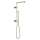 58410-PN-PR Universal Showering Components Emerge 18" Angular Shower Column, Lumicoat Polished Nickel