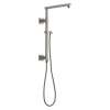 58410-SS-PR Universal Showering Components Emerge 18" Angular Shower Column, Lumicoat Stainless