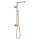 58420-CZ-PR Universal Showering Components Emerge 26" Angular Shower Column, Lumicoat Champagne Bronze