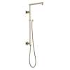 58420-PN-PR Universal Showering Components Emerge 26" Angular Shower Column, Lumicoat Polished Nickel