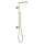 58420-PN-PR Universal Showering Components Emerge 26" Angular Shower Column, Lumicoat Polished Nickel