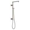 58420-SS-PR Universal Showering Components Emerge 26" Angular Shower Column, Lumicoat Stainless
