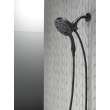 58472-BL Universal Showering Components H2Okinetic In2ition 4-Setting Two-in-One Shower, Matte Black