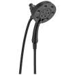 58472-BL Universal Showering Components H2Okinetic In2ition 4-Setting Two-in-One Shower, Matte Black