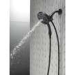 58472-BL Universal Showering Components H2Okinetic In2ition 4-Setting Two-in-One Shower, Matte Black