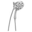 58472-PR Universal Showering Components H2Okinetic In2ition 4-Setting Two-in-One Shower, Lumicoat Chrome