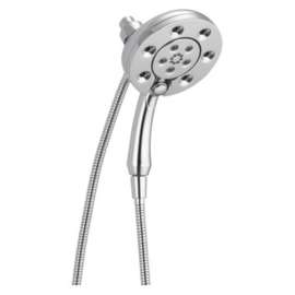 58472-PR Universal Showering Components H2Okinetic In2ition 4-Setting Two-in-One Shower, Lumicoat Chrome