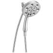 58472-PR Universal Showering Components H2Okinetic In2ition 4-Setting Two-in-One Shower, Lumicoat Chrome
